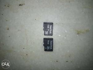 2 San Disk Memory cards in a Very good condition 8