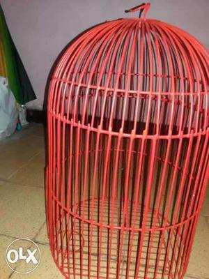 Bird cage. new one plastic clotted