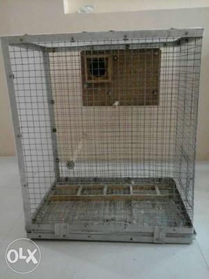 Cage and breeding box for sell.