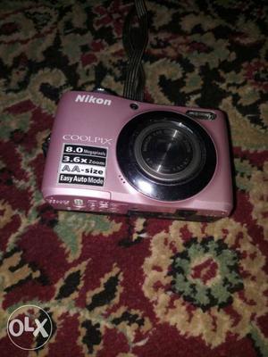 Pink Nikon Coolpix Digital Camera