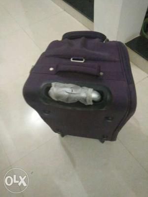 Purple Soft-side Luggage