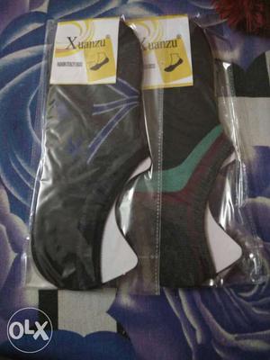 2 Pair Of Black Xuanzu Ankle men Socks