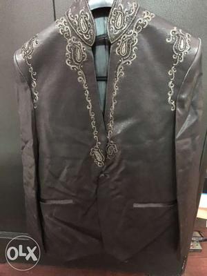 2 peice suit with superb embroidery work. Only