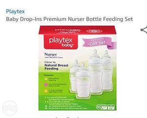 Baby feeding bottles. Playtex Baby Drop-Ins Premium Nurser