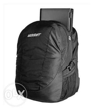Black And White Wildcraft Backpack