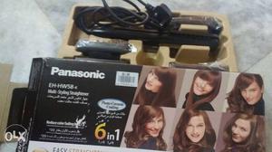 Black Panasonic Hair Straightener In Box