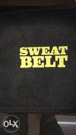 Black Sweat Belt Bag