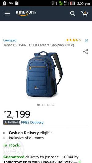 Blue Backpack