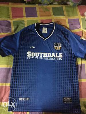 Blue Southdale FC Barcelona Soccer Jersey