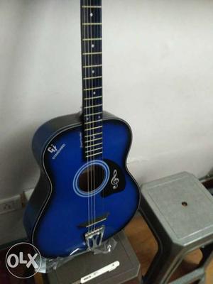 Blue color guitar of  in , best of the