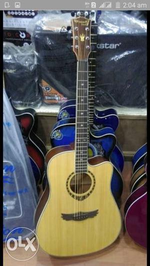 Brown Cutaway Acoustic Guitar Screenshot