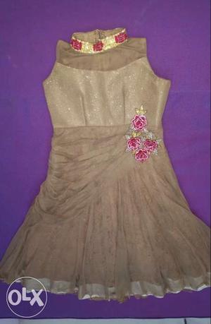 Designer frock for 9-10 year age