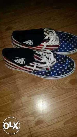 Flag Of America Vans. brand new shoes size 7
