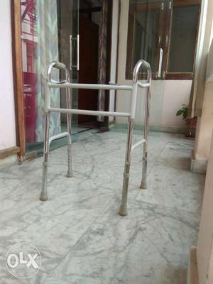 Gray And White Walking Frame