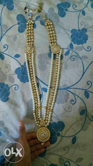 Long peal necklace no bargaining plz
