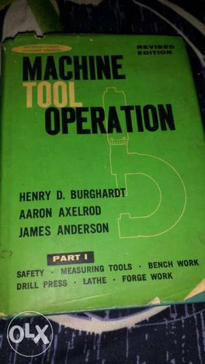Machine Tool Operation Book