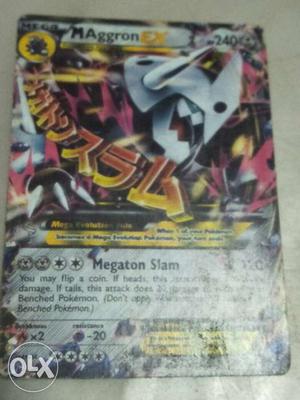 Maggron EX Pokemon Trading Card