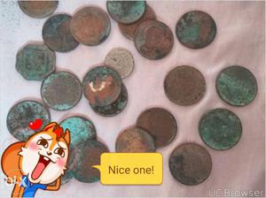 Old coins  to  quarter Anna king George V