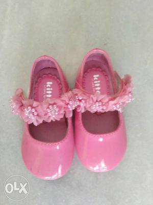 Pair Of Pink Bay shoes. 6m to 1yr size