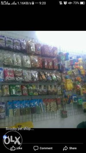 Pets snaks available