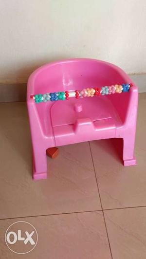 Pink Plastic Potty Trainer