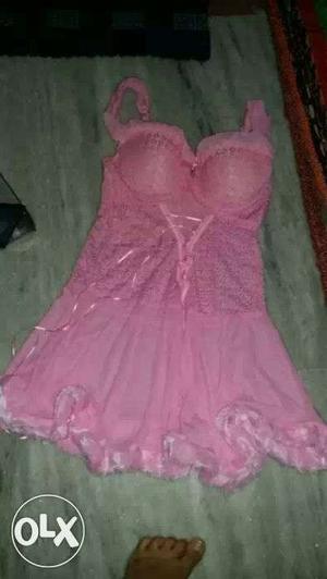 Pink short nighty