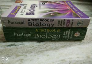 Pradeep publications biology books both vol1,&2