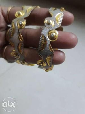 Silver And Gold Bracelet