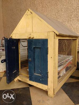 Teak wooden cage for PETS