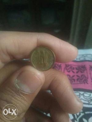 This is 1 paisa coin  smallest coin in indian