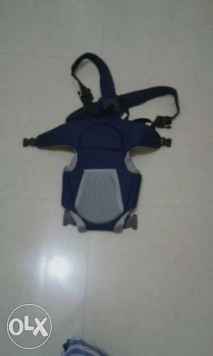 Unused baby carrier blue nd grey color