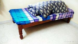 2 wooden beds. good condition. pick up c v raman