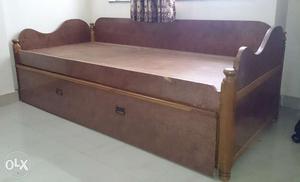 3x6 ft Wooden Bed Plywood body Teak wood Frame &