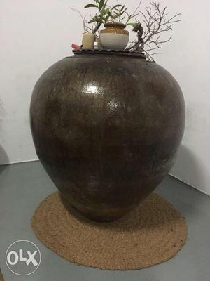 95 cm high by 86 cm diameter antique Pickeling vase