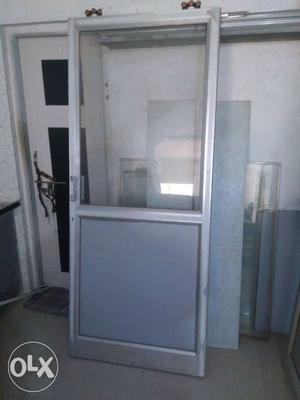 Aluminum Section Sliding Door with lock...Size 32