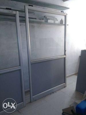 Aluminum Section Sliding Door with lock...size 48