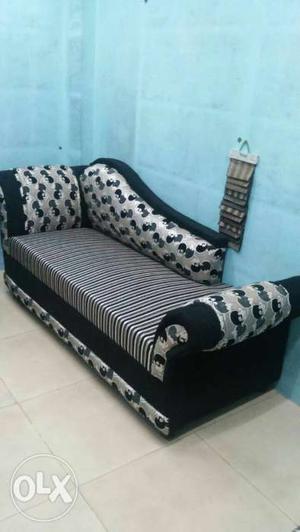 Black And White Fainting Couch