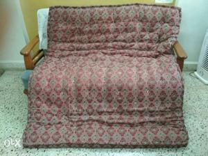 Brown And Red Floral Mattress