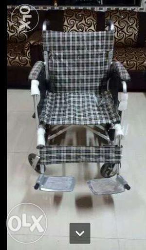 Gray And Black Wheelchair