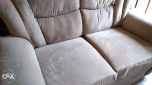 Gray Suede Loveseat (7seater)