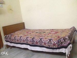 Ingle bed 4' by 6' Pure Teak Wood Just Rs./-