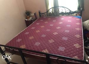 King size cot with mattress