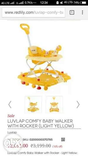 Luvlap walker. gently used and in good condition