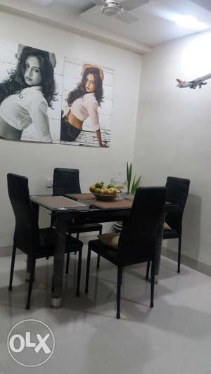 New 4 seater designer dining table, 6 months old,