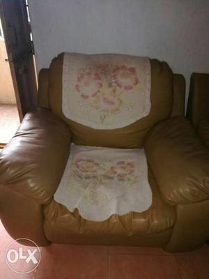 Original Leather Cushion Sofa 3+2+1