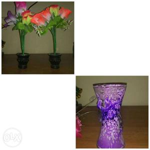 Pink And Purple Flower Decor