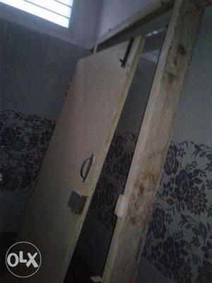 Ready wooden door with frame available for sale