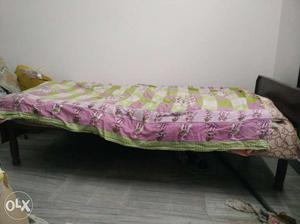 Single bed 6 * 3 good condition urgent sale by