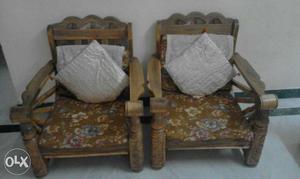 Wooden sofa 5 seater to give