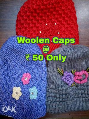Woolen Caps at ₹ 50/- Per Piece